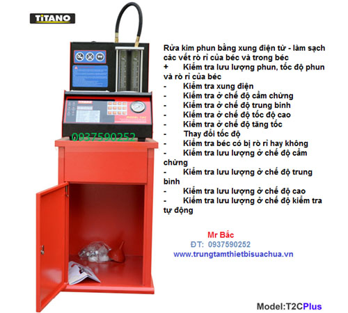 Máy sức rữa kim phun, béc phun kim xăng điện tử